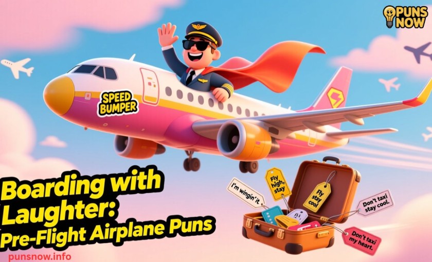 300+ Hilarious Flying Puns and Pilot Jokes for Sky High Laughs 3 Boarding with Laughter Pre Flight Airplane Puns