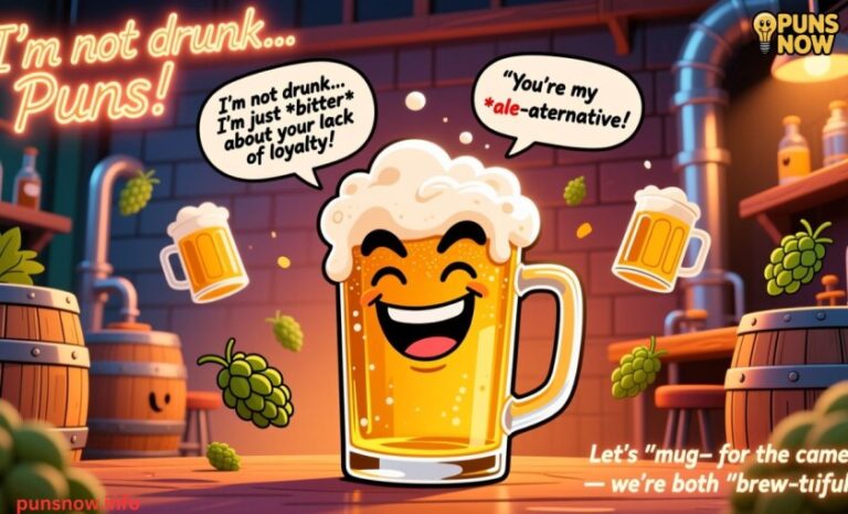 180+ Clever Beer Puns & Instagram Captions to Make Every Sip Laugh Worthy 1 Beer Puns to Make Every Sip Laugh Worthy