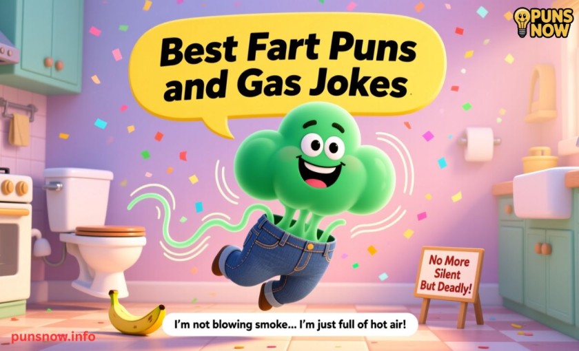 225+ Funny Fart Puns and Gas Jokes to Keep the Laughter Flowing 2 Best Fart Puns and Hilarious Gas Jokes to Brighten Your Day