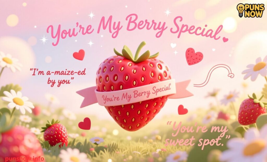 200+ Strawberry Puns and Jokes That Are Sweet, Funny, and Totally Berry 3 Cute and Romantic Strawberry Puns for Loved Ones