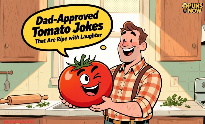 150+ Funny Tomato Puns and Jokes That Will Ketchup Your Day with Laughter 3 Dad-Approved Tomato Jokes That Are Ripe with Laughter