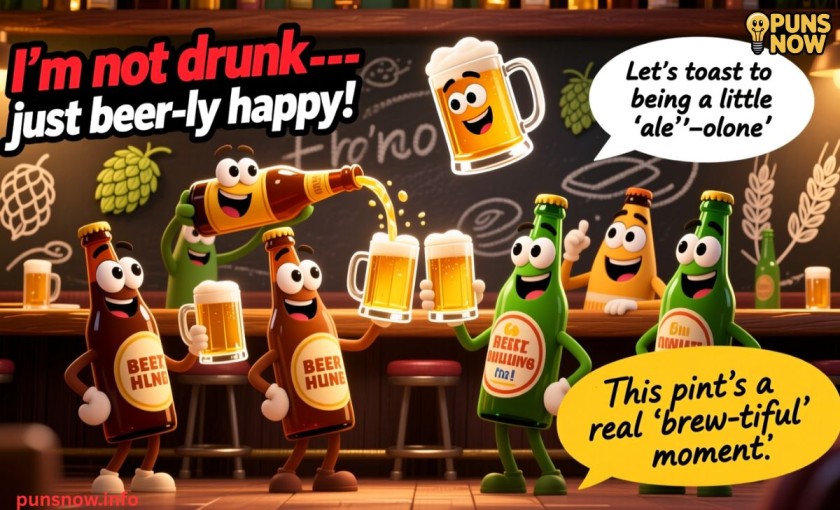 Funny Beer Puns That’ll Make You Laugh Out