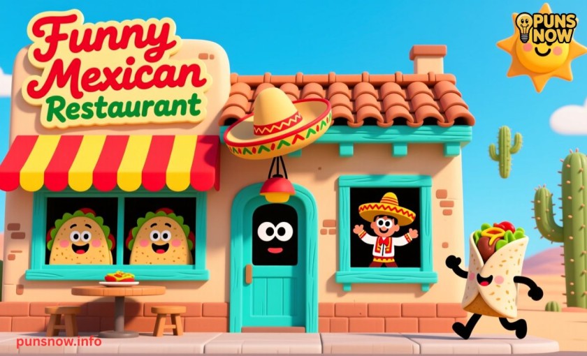 300+ Hilarious Mexican Food Puns | Funny Taco, Burrito & Salsa Jokes 4 Funny Mexican Restaurant Puns