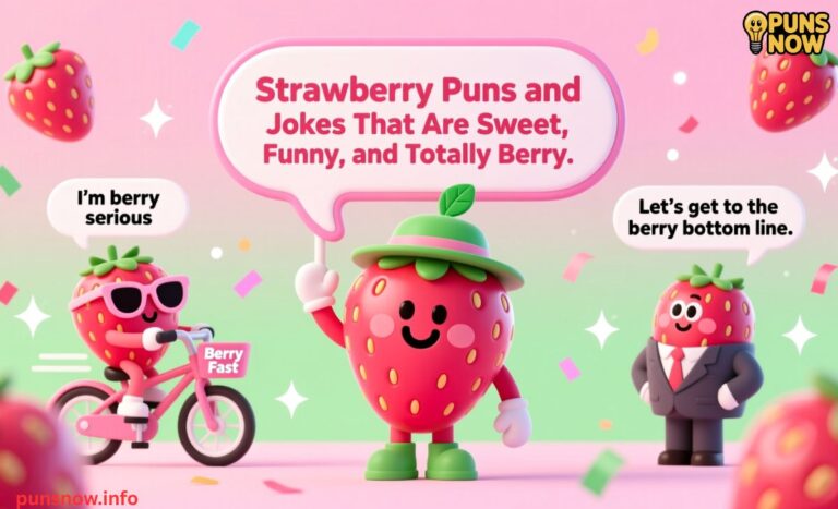 200+ Strawberry Puns and Jokes That Are Sweet, Funny, and Totally Berry 7 Strawberry Puns and Jokes That Are Sweet, Funny, and Totally Berry