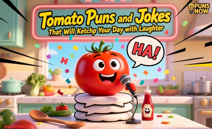 150+ Funny Tomato Puns and Jokes That Will Ketchup Your Day with Laughter 1 Tomato Puns and Jokes That Will Ketchup Your Day with Laughter