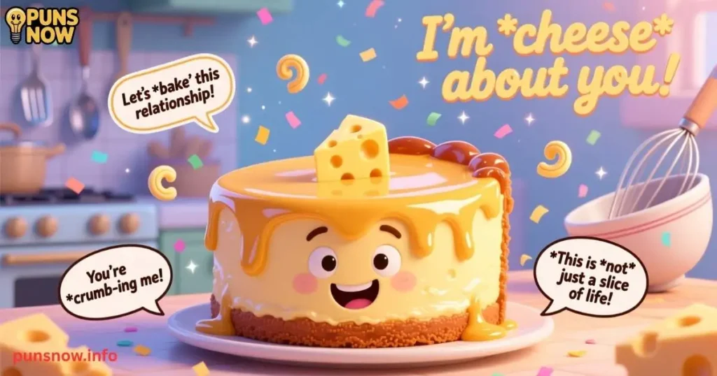 300+ Cake Puns and Jokes Perfect for Birthdays and Celebrations 3 Cheesecake Puns