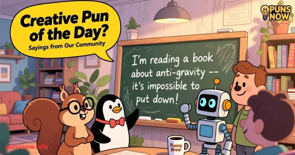 Pun of the Day: Daily Funny Puns to Brighten Your Mood 4 Creative Pun of the Day Sayings from Our Community