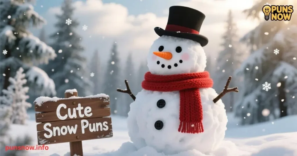 300+ Snow Puns Funny, Short, Cute, One Liners For Captions & Instagram 3 Cute Snow Puns