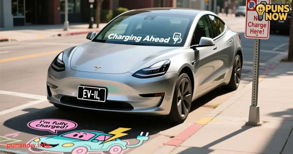 400+ Best Car Puns That’ll Drive You Laughing Down the Road 4 Electric Car Puns