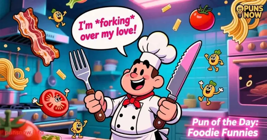 Pun of the Day: Daily Funny Puns to Brighten Your Mood 5 Food Themed Pun of the Day Sayings for Foodies