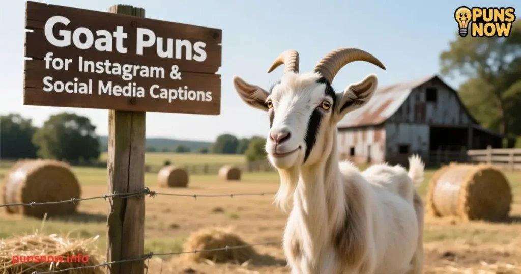 335+ Funny Goat Puns & Jokes That Are the Greatest of All Time (GOAT) 3 Goat Puns for Instagram & Social Media Captions