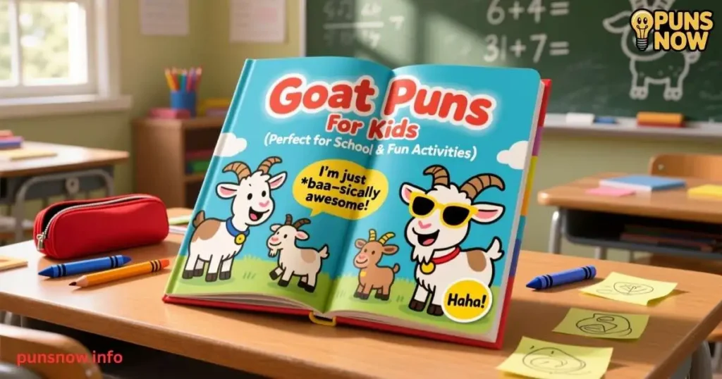 335+ Funny Goat Puns & Jokes That Are the Greatest of All Time (GOAT) 4 Goat Puns for Kids (Perfect for School & Fun Activities)