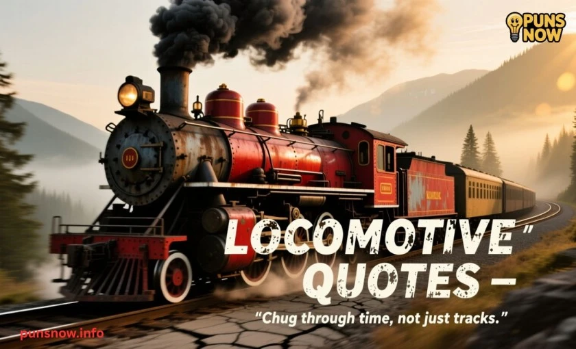 340+ Hilarious Train Puns That Will Keep You Laughing All the Way 5 Locomotive Quotes