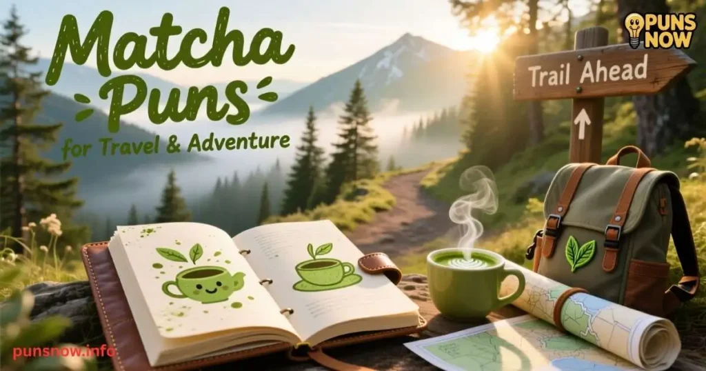 350+ Short Matcha Puns: Cute Birthday One-Liner Captions for Instagram 4 Matcha Puns for Travel & Adventure