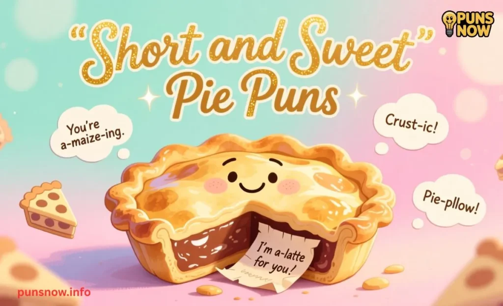 320+ Sweet and Savory Pie Puns That’ll Make You Crust Laugh! 2 Short and Sweet Pie Puns