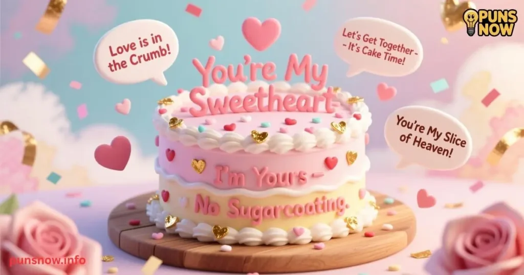 300+ Cake Puns and Jokes Perfect for Birthdays and Celebrations 5 Valentine's Day Cake Puns