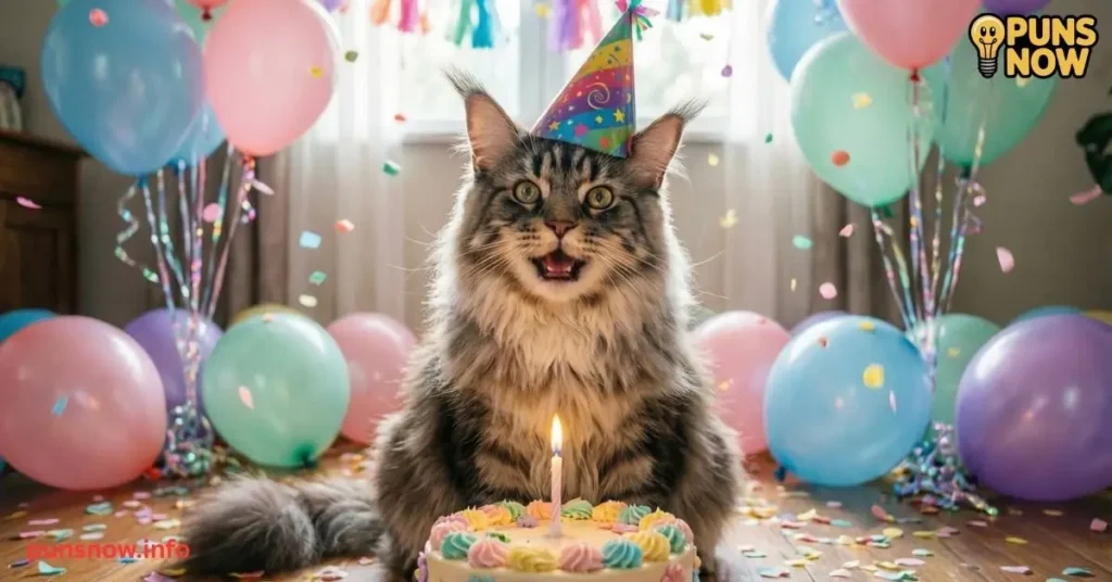 Perfect Cat Birthday Puns and Wishes